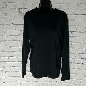 Classic Black Long Sleeve Women's Top